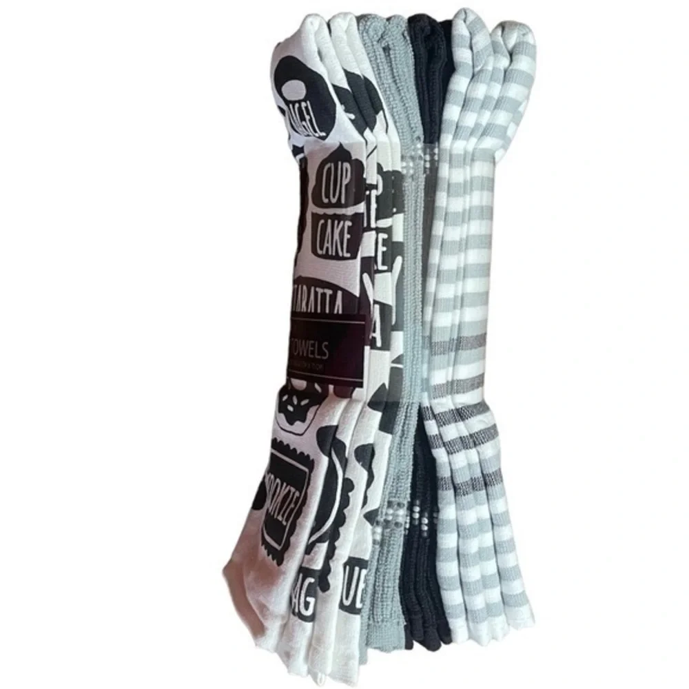 Town & Country Culinary Classics - Eight Piece Kitchen Towel Set - Bake Goods
